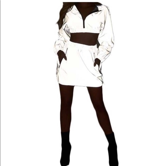 long-sleeved windbreaker two-piece reflective - Picture 2 of 5